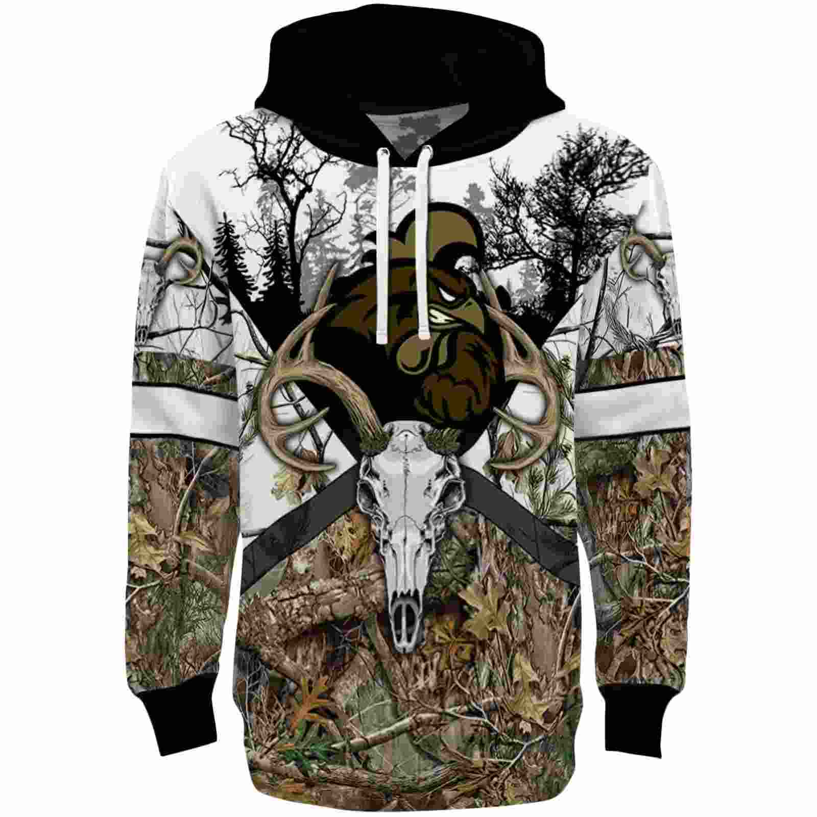 Custom Coastal Carolina Chanticleers Forest Silhouette Hoodie
