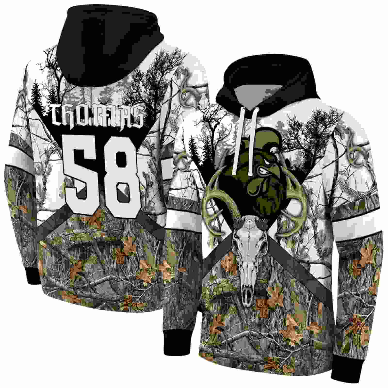 custom coastal carolina chanticleers forest silhouette hoodie fashion forward