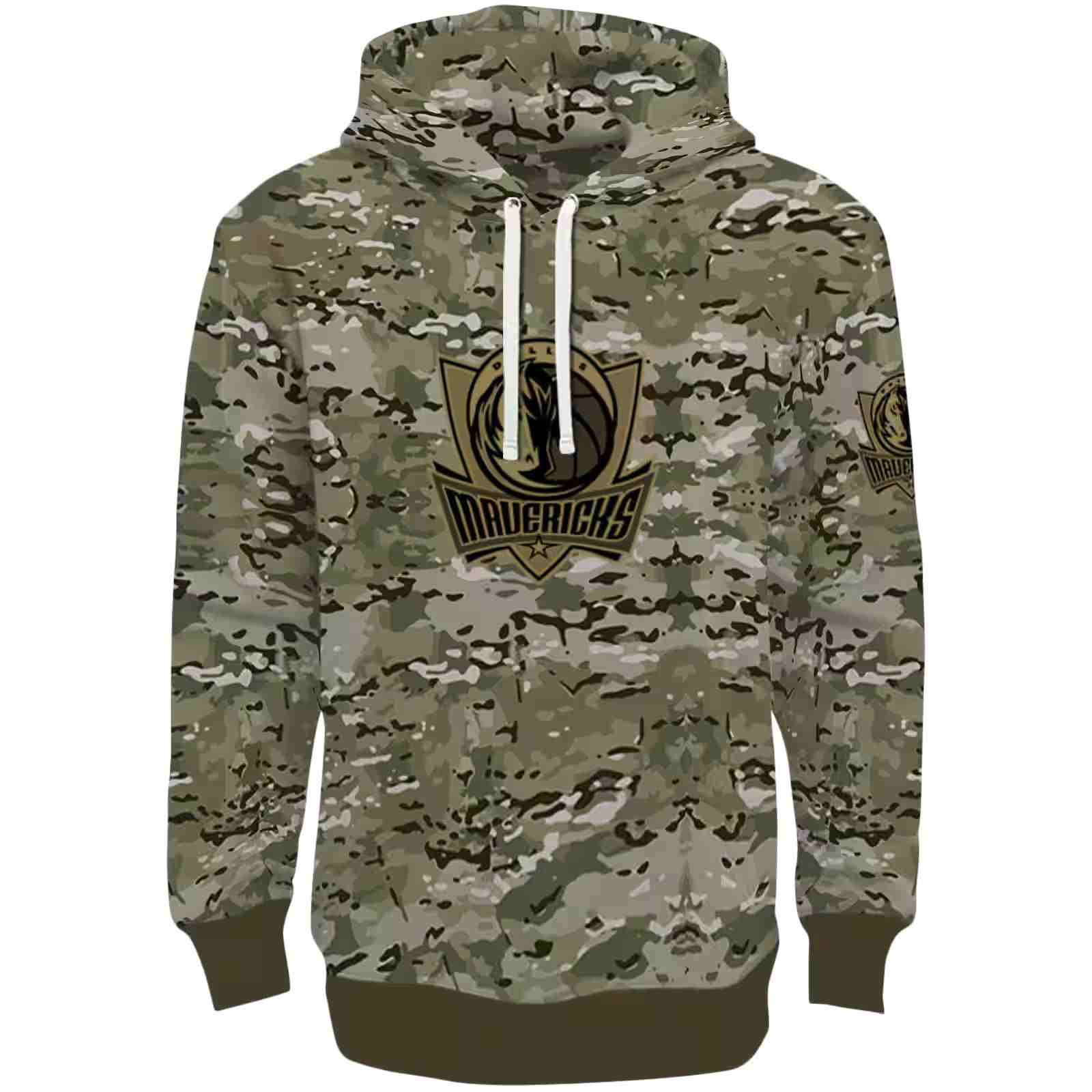 Custom Dallas Mavericks Military Style Hoodie