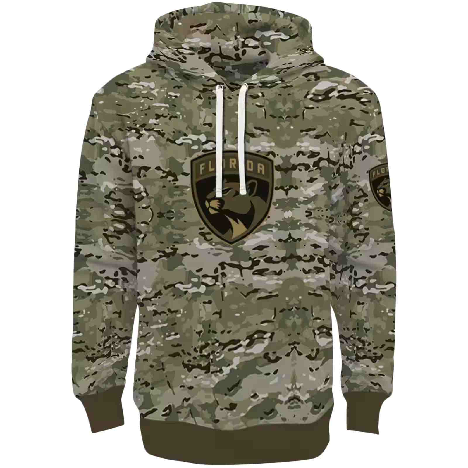 Custom Florida Panthers Military Style Hoodie