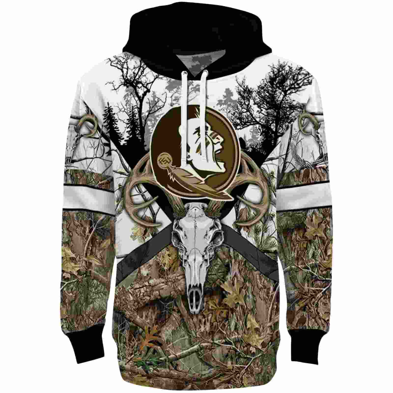Custom Florida State Seminoles Forest Silhouette Hoodie