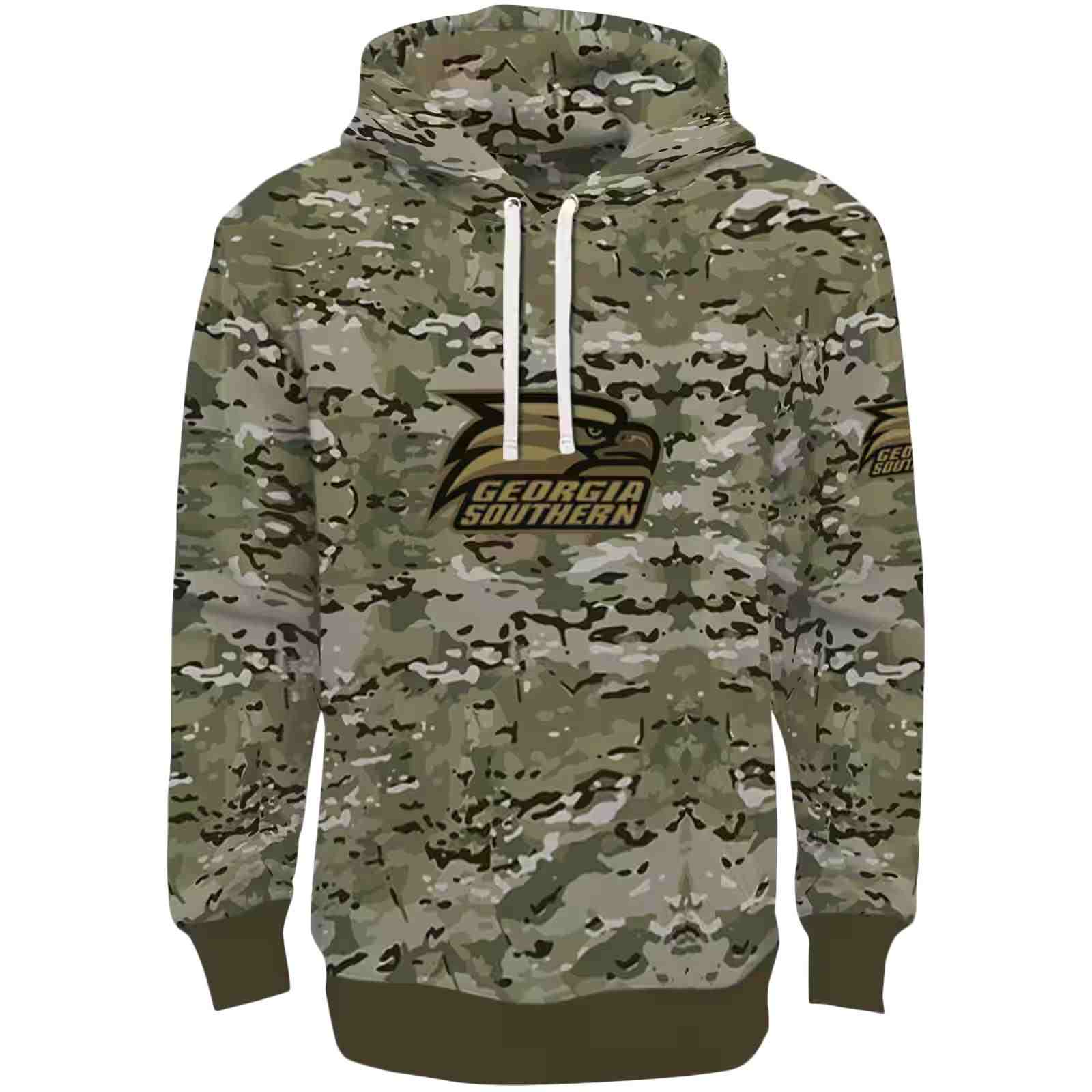 Custom Georgia Southern Eagles Military Style Hoodie