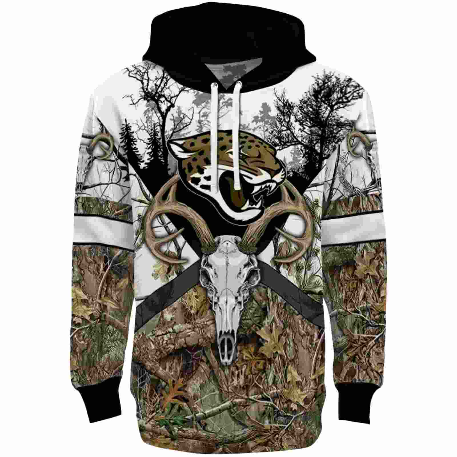 Custom Jacksonville Jaguars Forest Silhouette Hoodie