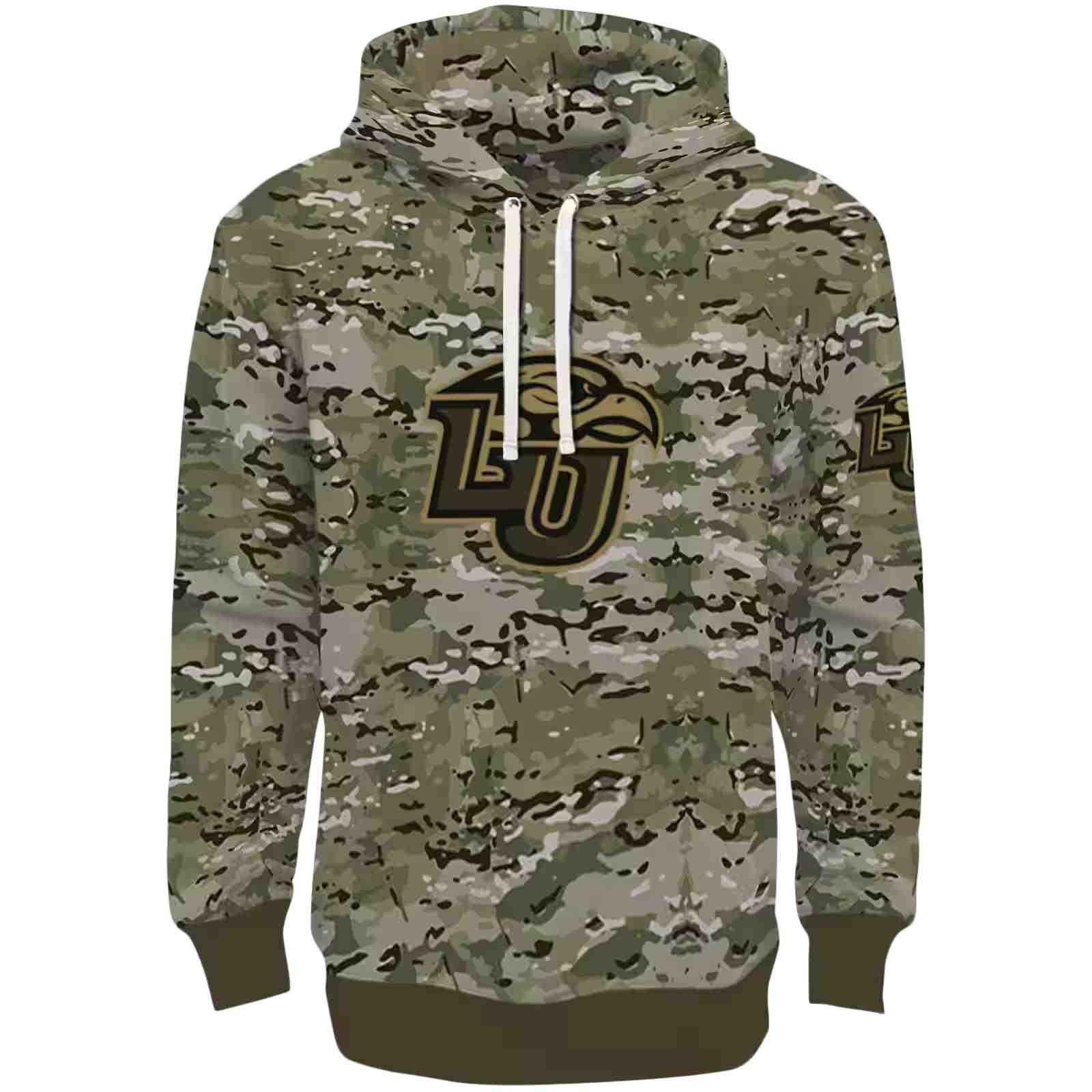 Custom Liberty Flames Military Style Hoodie