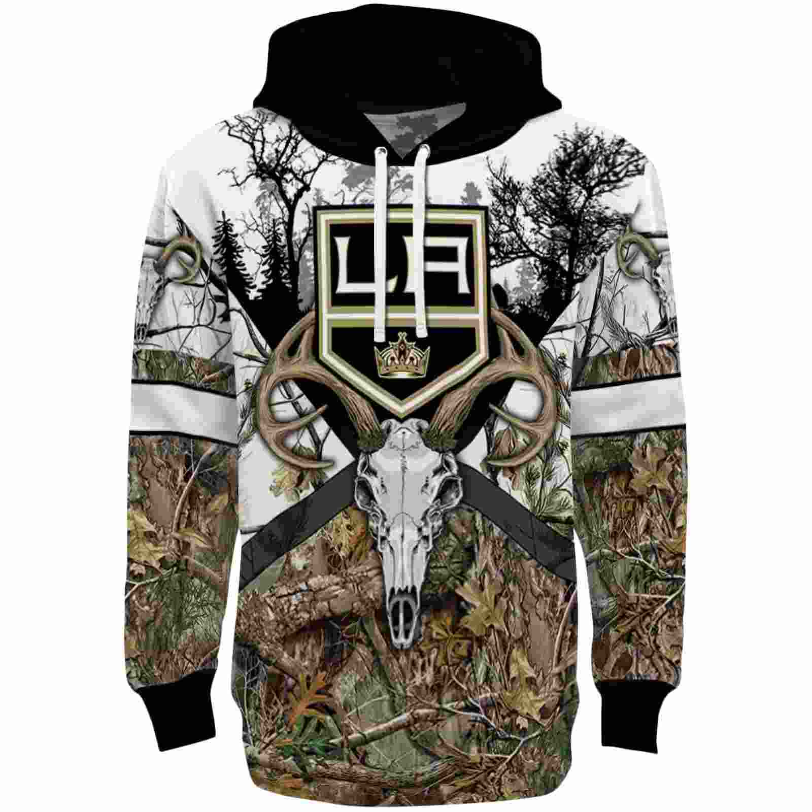 Custom Los Angeles Kings Forest Silhouette Hoodie