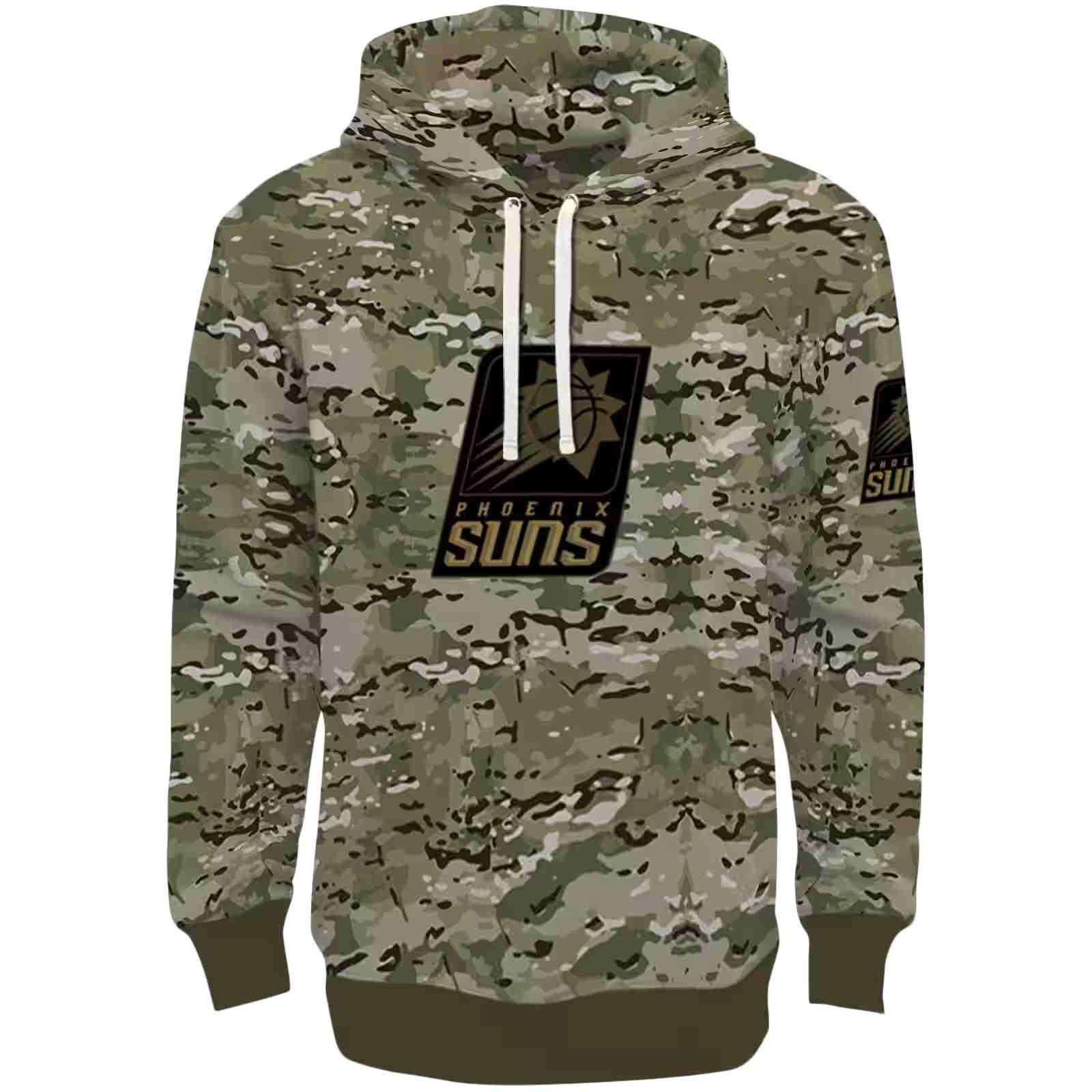 Custom Phoenix Suns Military Style Hoodie