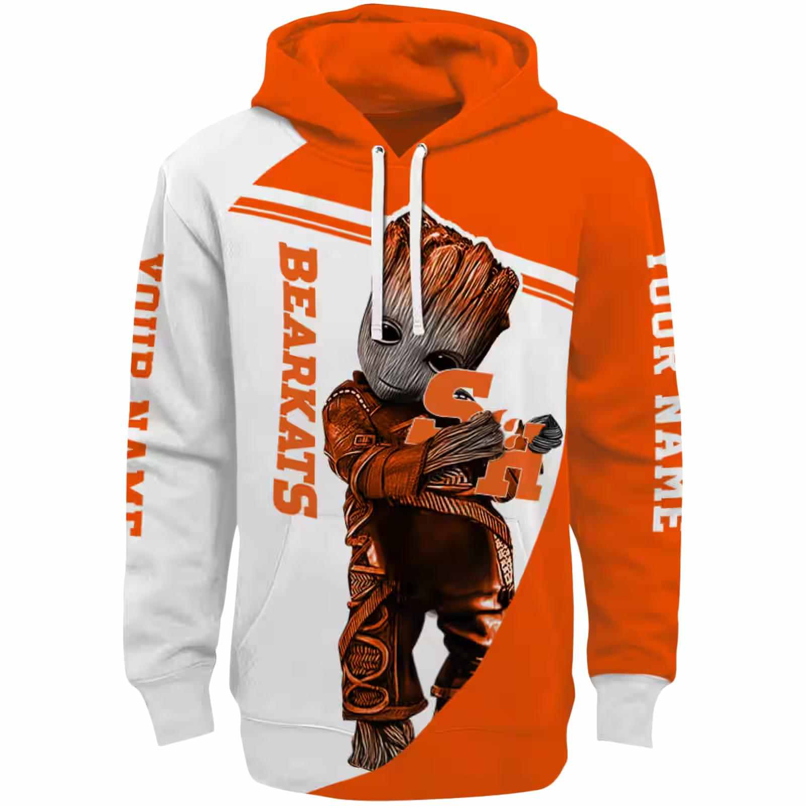 Custom Sam Houston Bearkats Groot Orange Hoodie