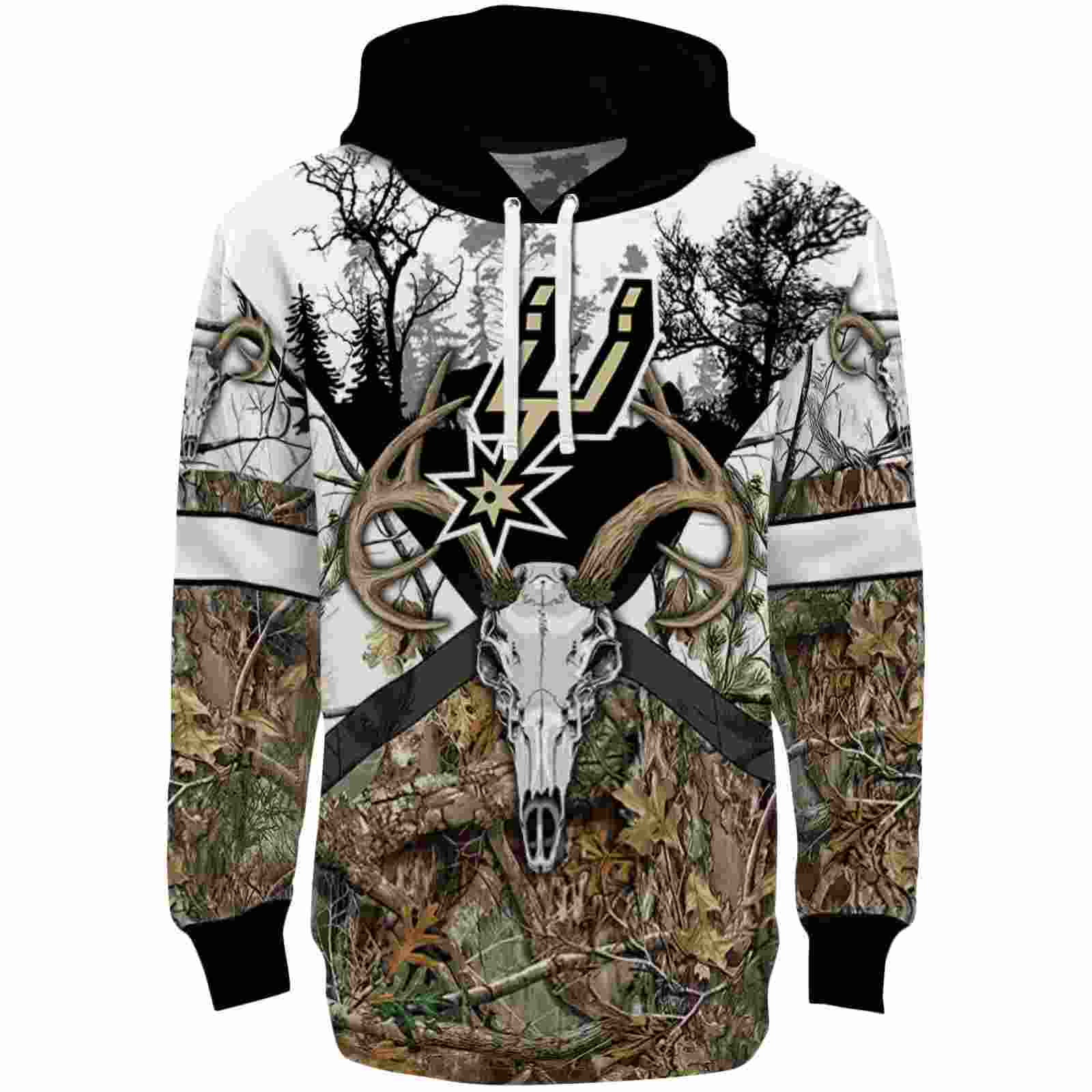 Custom San Antonio Spurs Forest Silhouette Hoodie