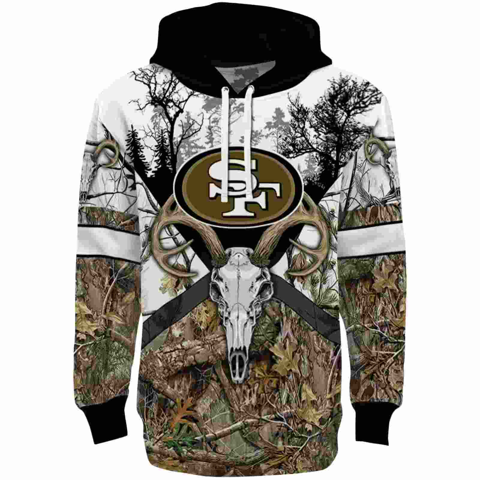 Custom San Francisco 49ers Forest Silhouette Hoodie