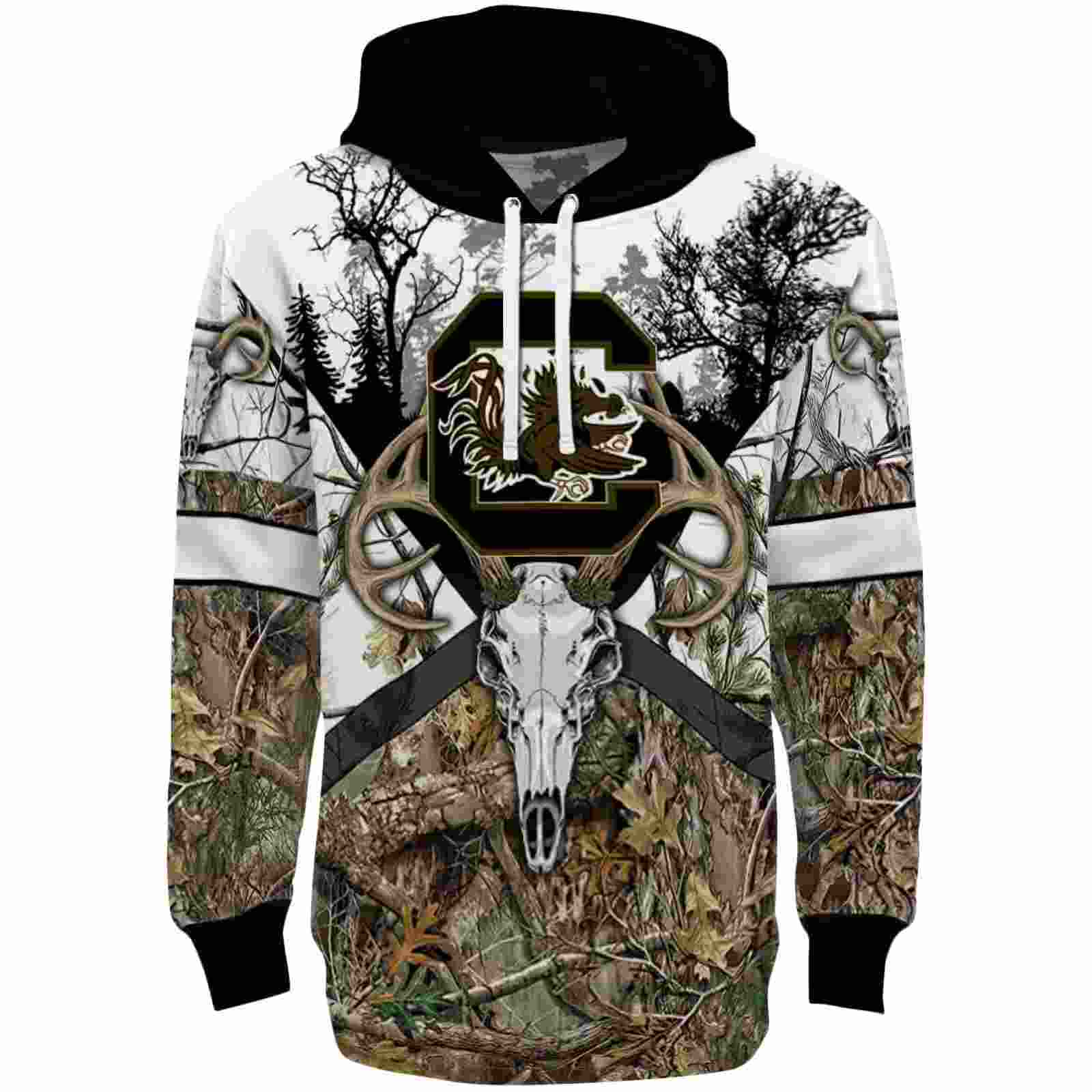 Custom South Carolina Gamecocks Forest Silhouette Hoodie