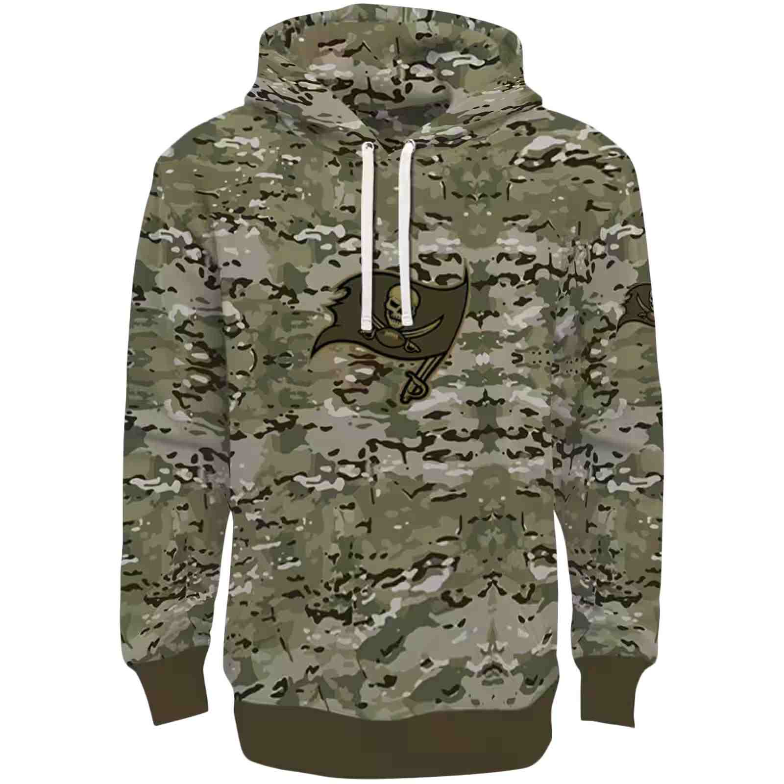 Custom Tampa Bay Buccaneers Military Style Hoodie