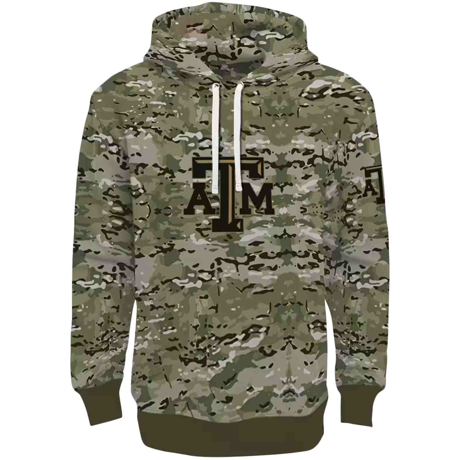 Custom Texas A&M Aggies Military Style Hoodie