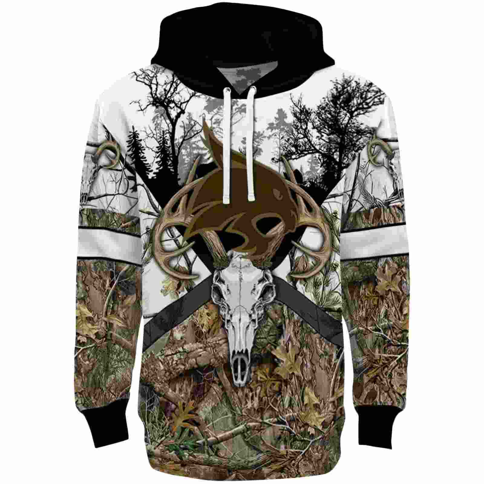 Custom Texas State Bobcats Forest Silhouette Hoodie