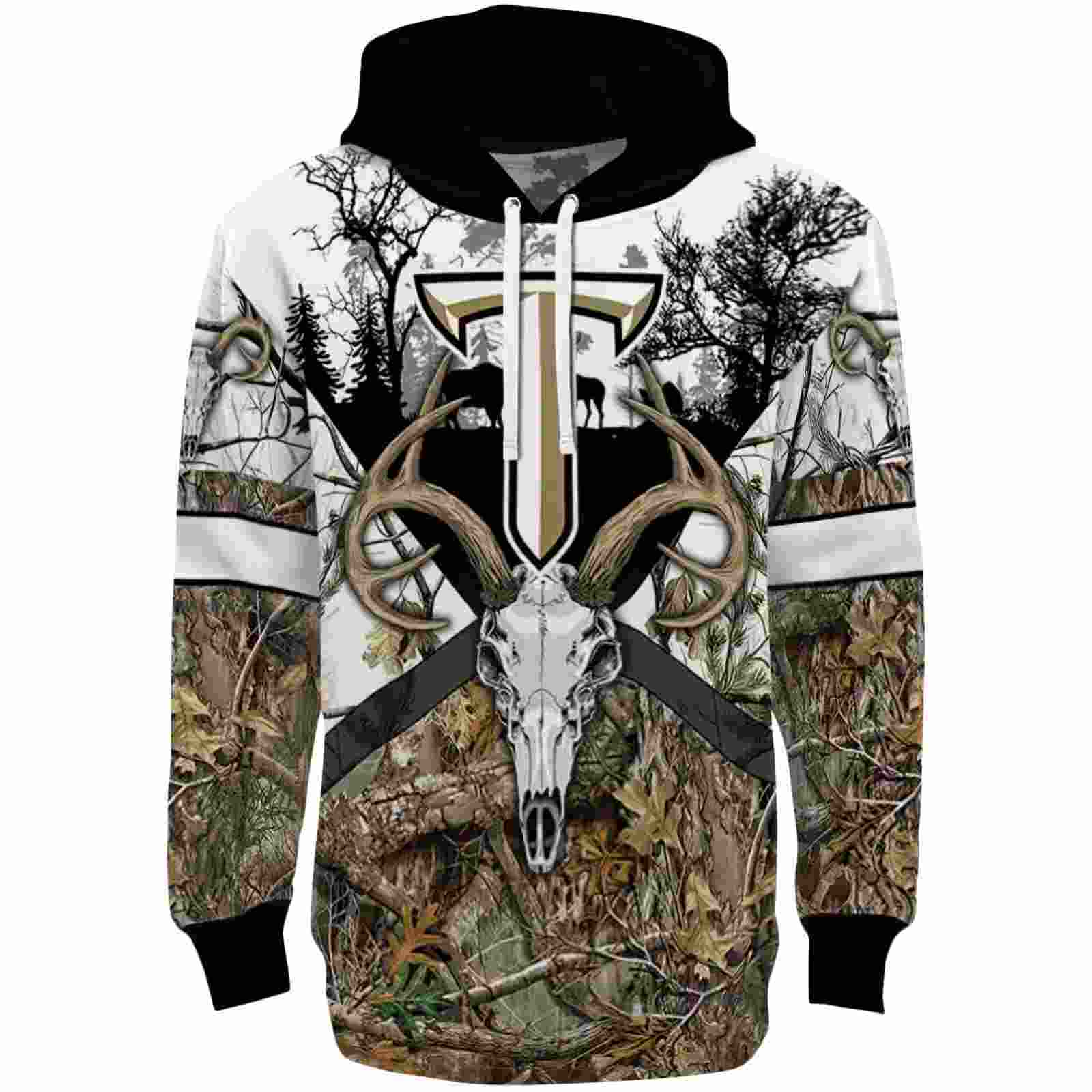 Custom Troy Trojans Forest Silhouette Hoodie