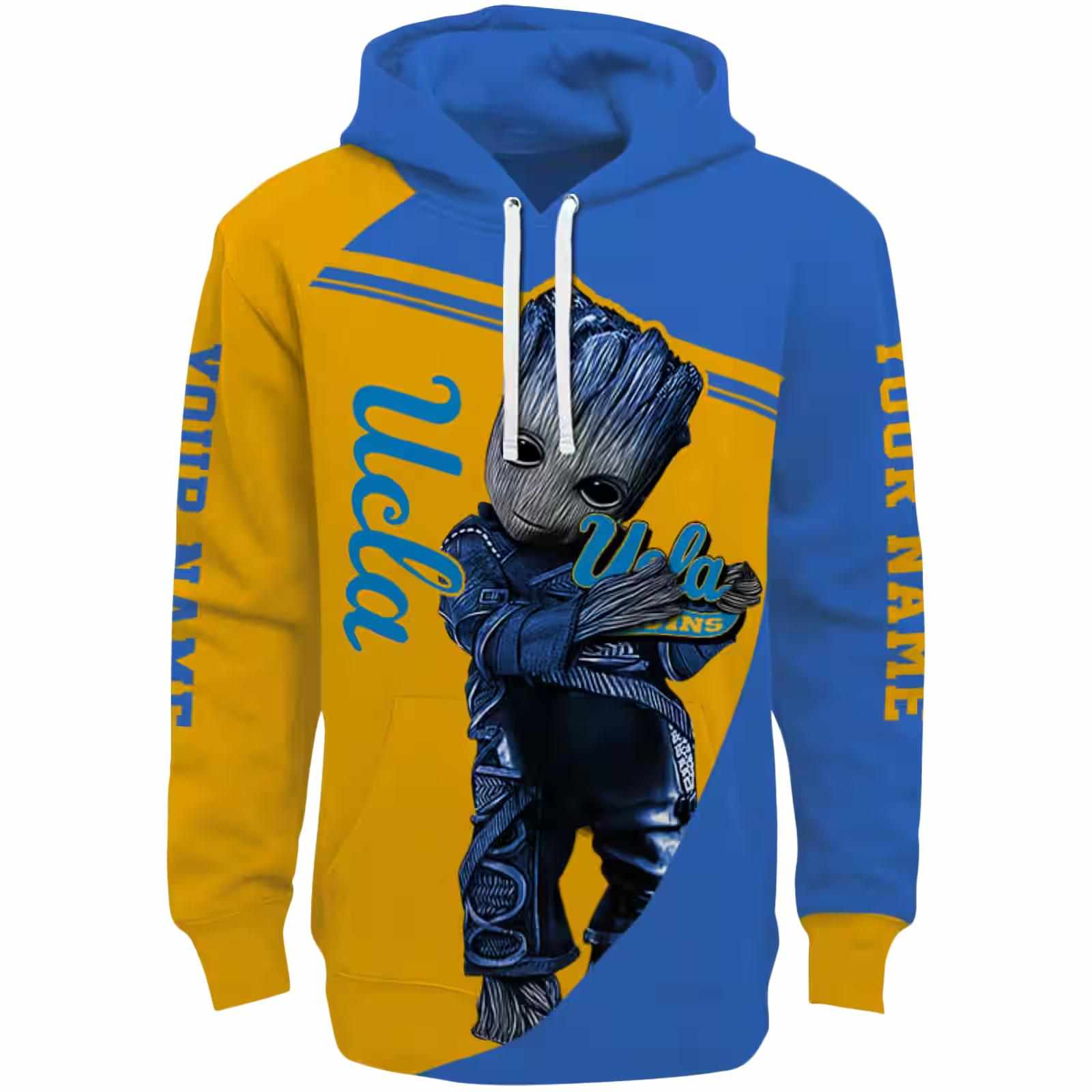 Custom UCLA Bruins Groot Blue Hoodie