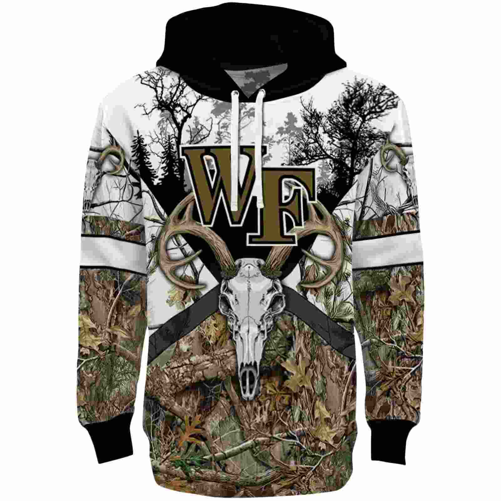 Custom Wake Forest Demon Deacons Forest Silhouette Hoodie