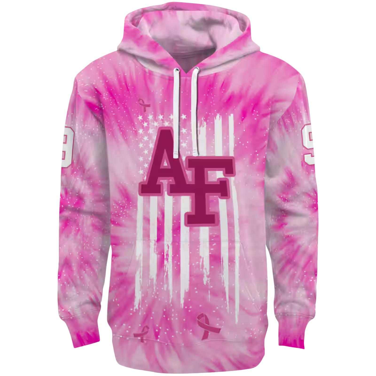 Customized Air Force Falcons Cancer Support Pink Hoodie