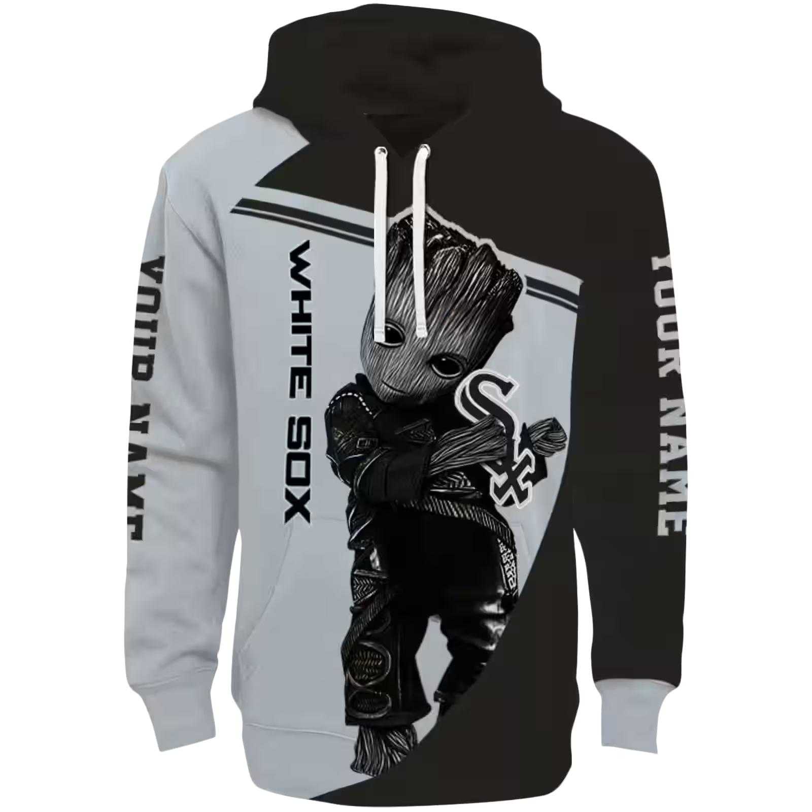 Customized Chicago White Sox Groot Black Hoodie