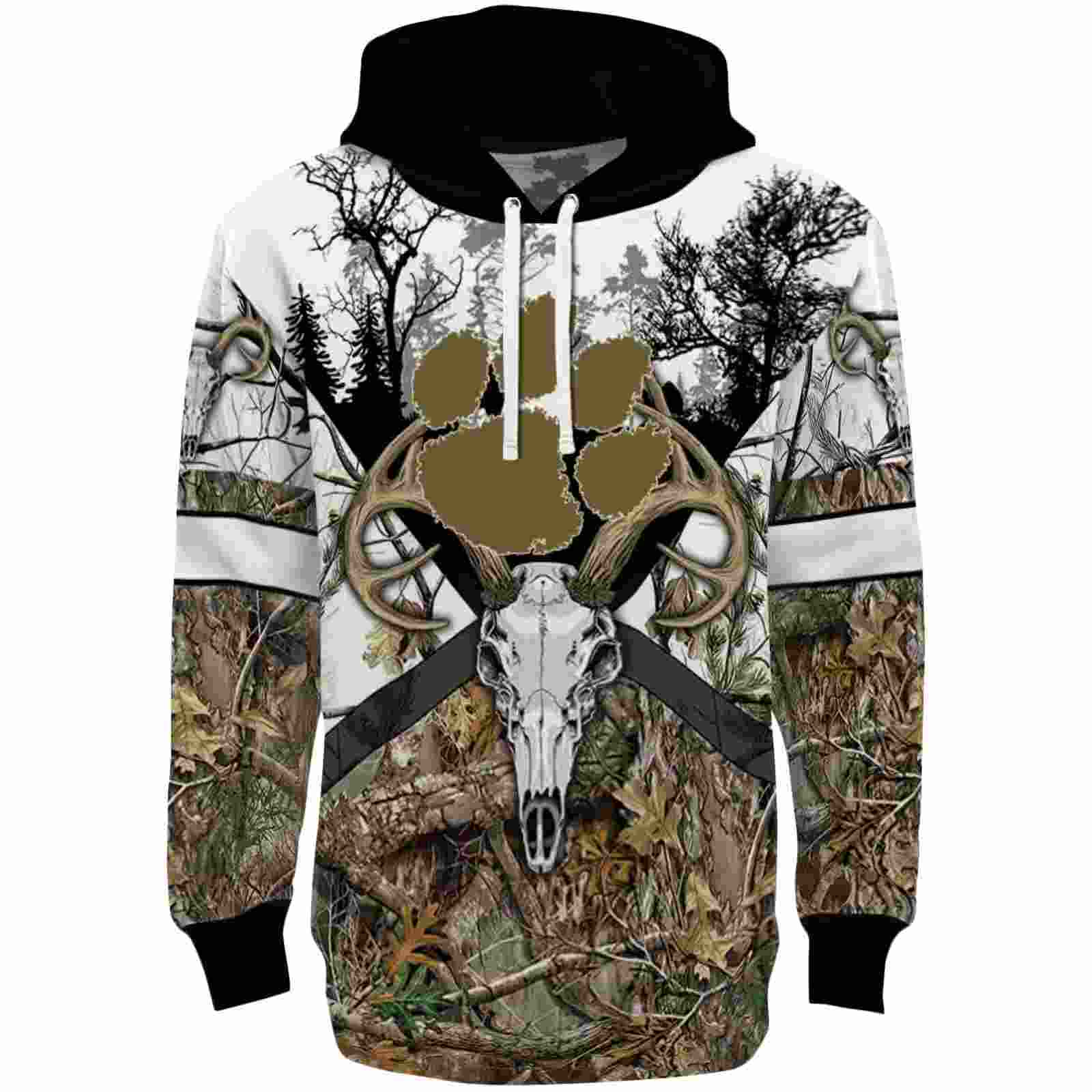 Customized Clemson Tigers Forest Silhouette Hoodie