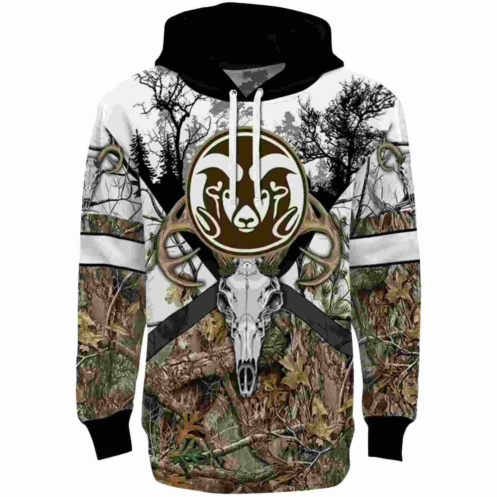 Customized Colorado State Rams Forest Silhouette Hoodie