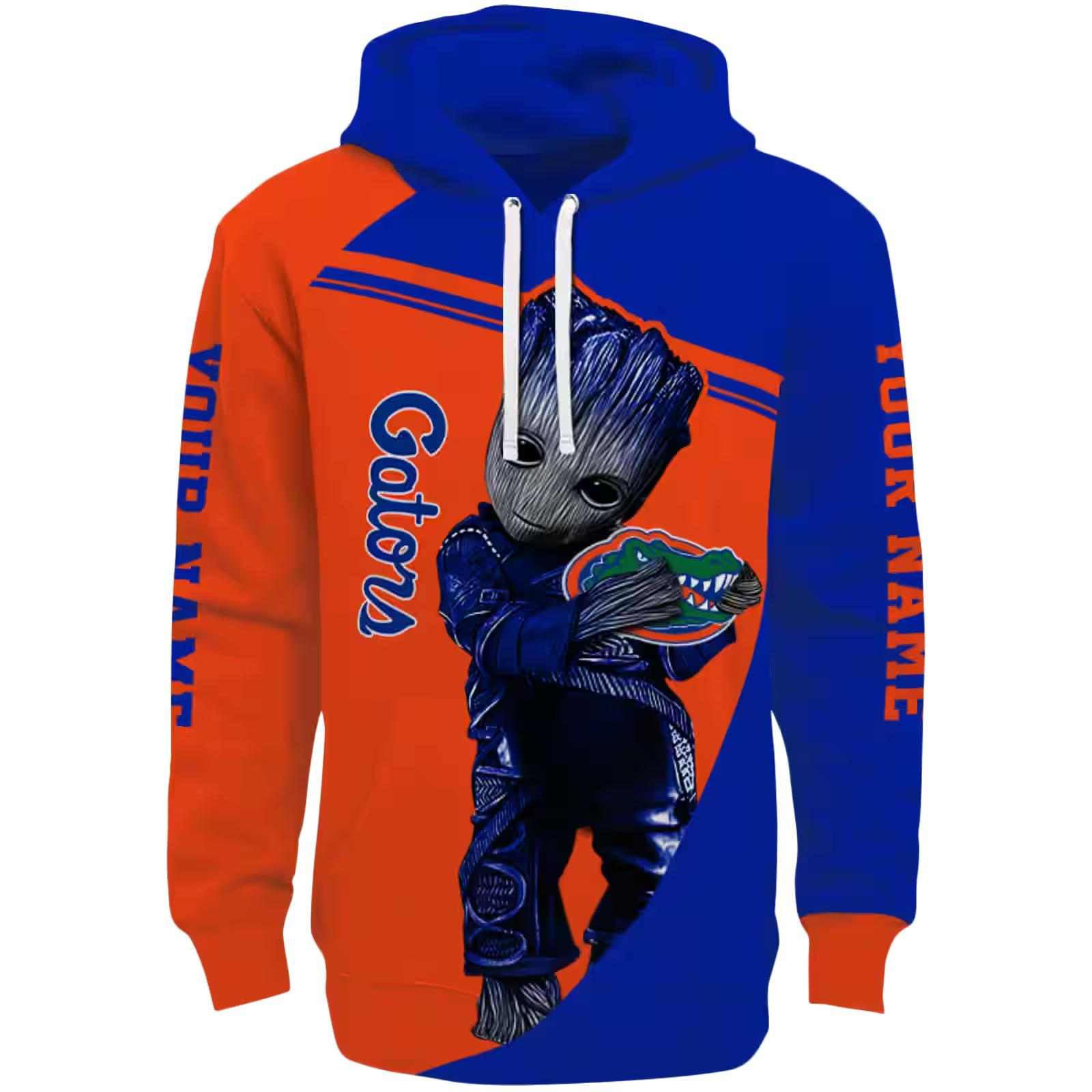 Customized Florida Gators Groot Blue Hoodie