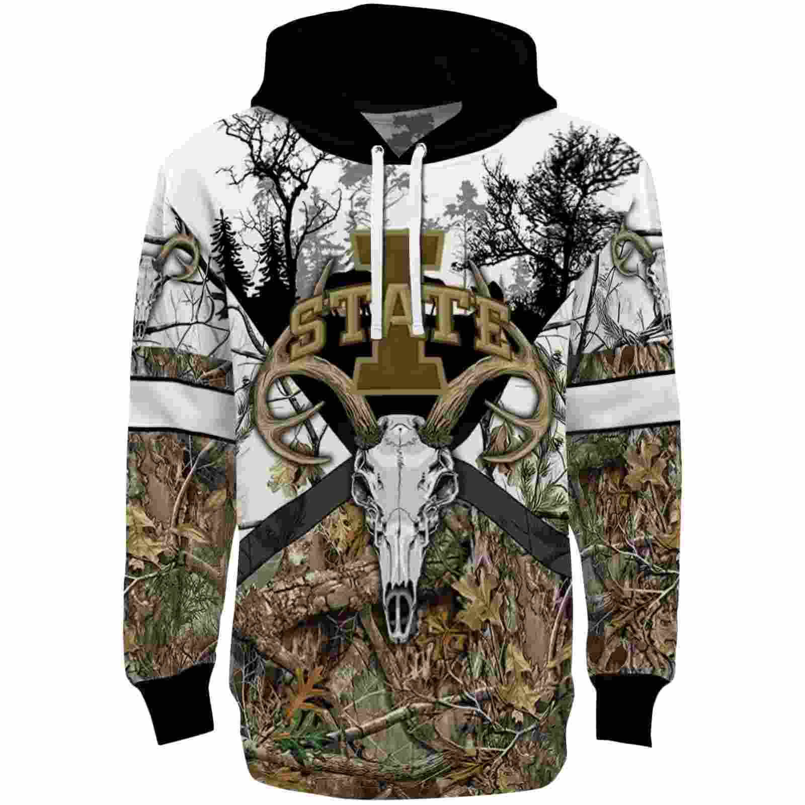 Customized Iowa State Cyclones Forest Silhouette Hoodie