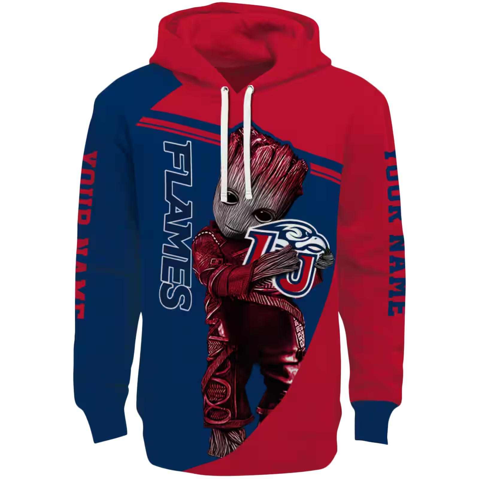 Customized Liberty Flames Groot Red Hoodie