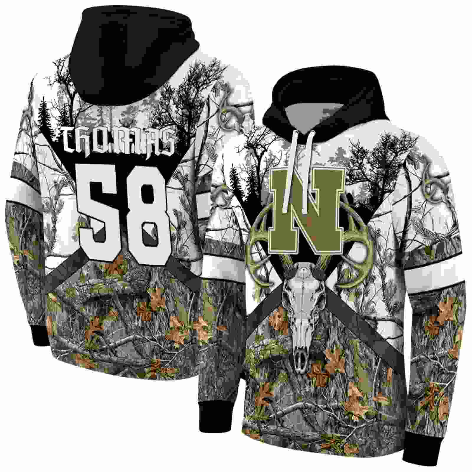 customized nebraska cornhuskers forest silhouette hoodie fashion forward