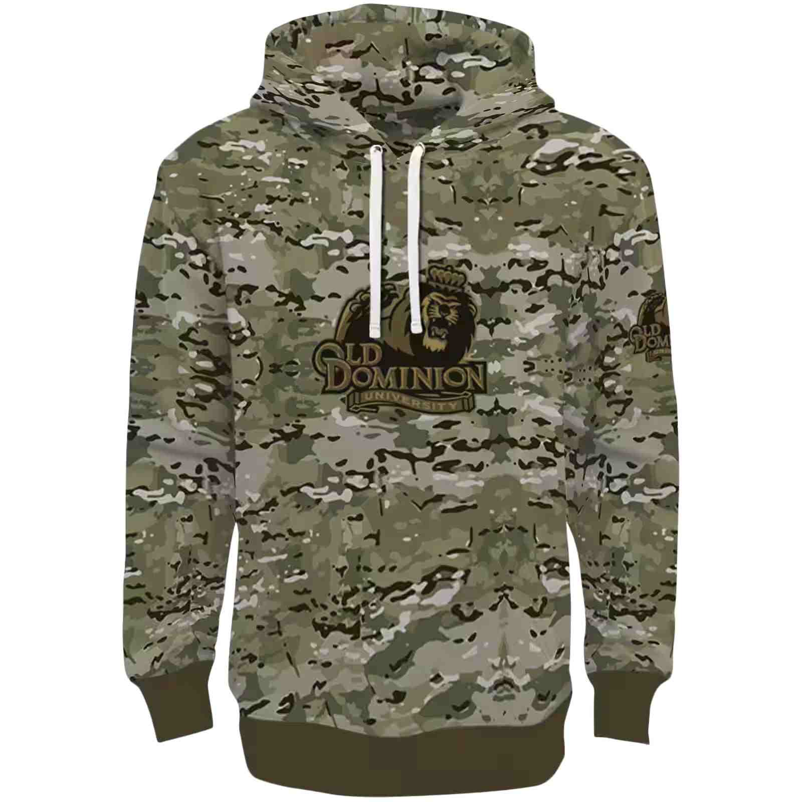 Customized Old Dominion Monarchs Military Style Hoodie