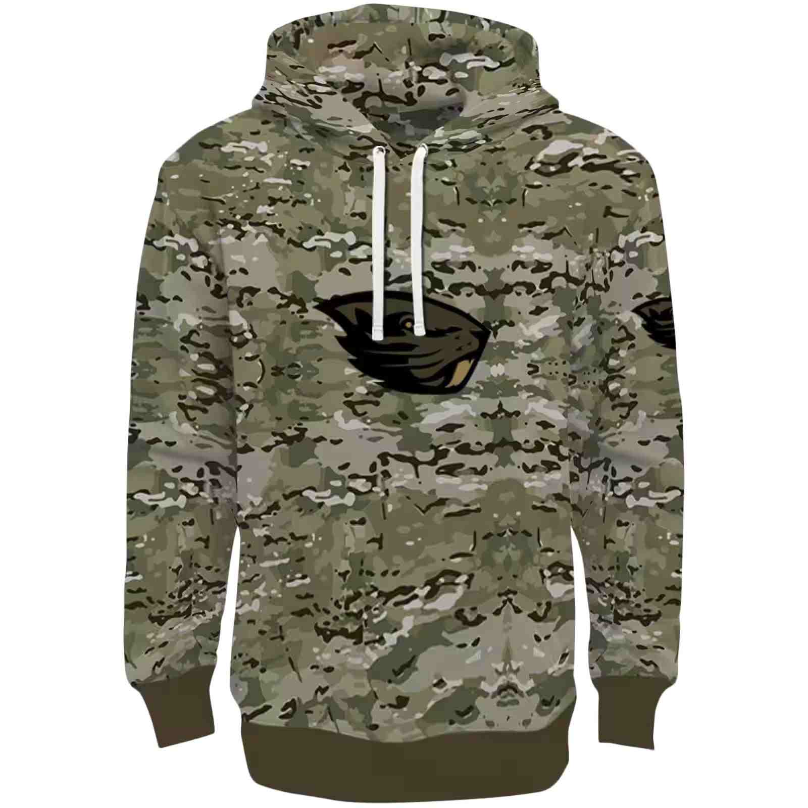 Customized Oregon State Beavers Military Style Hoodie