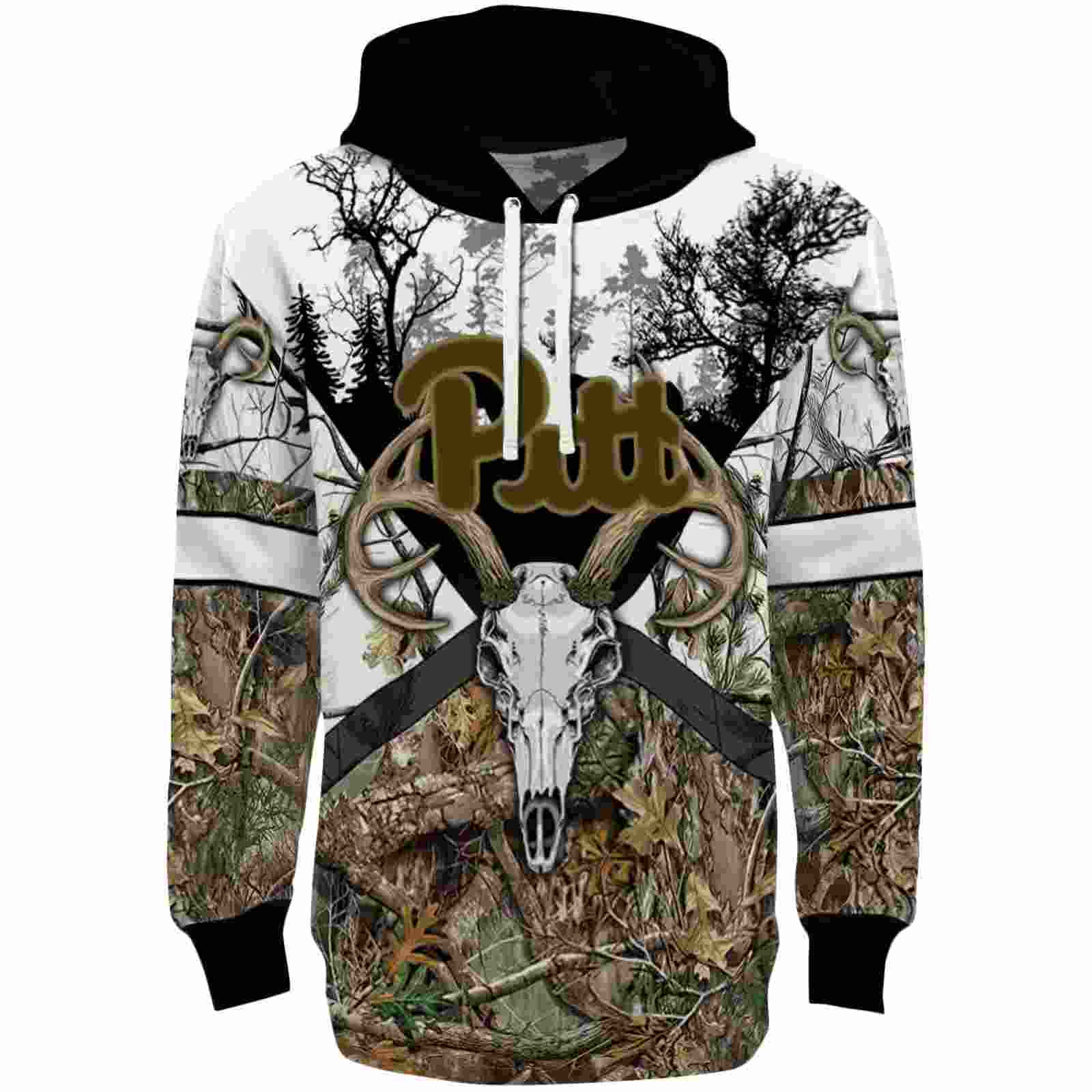 Customized Pittsburgh Panthers Forest Silhouette Hoodie