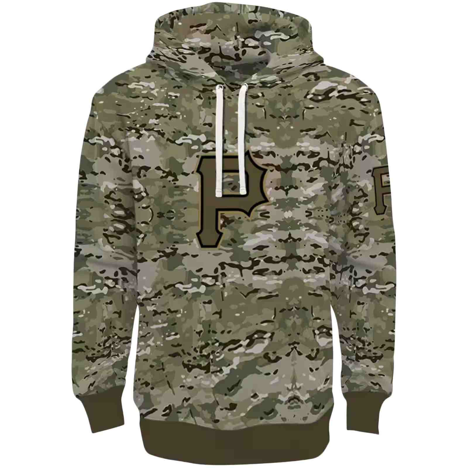 Customized Pittsburgh Pirates Military Style Hoodie