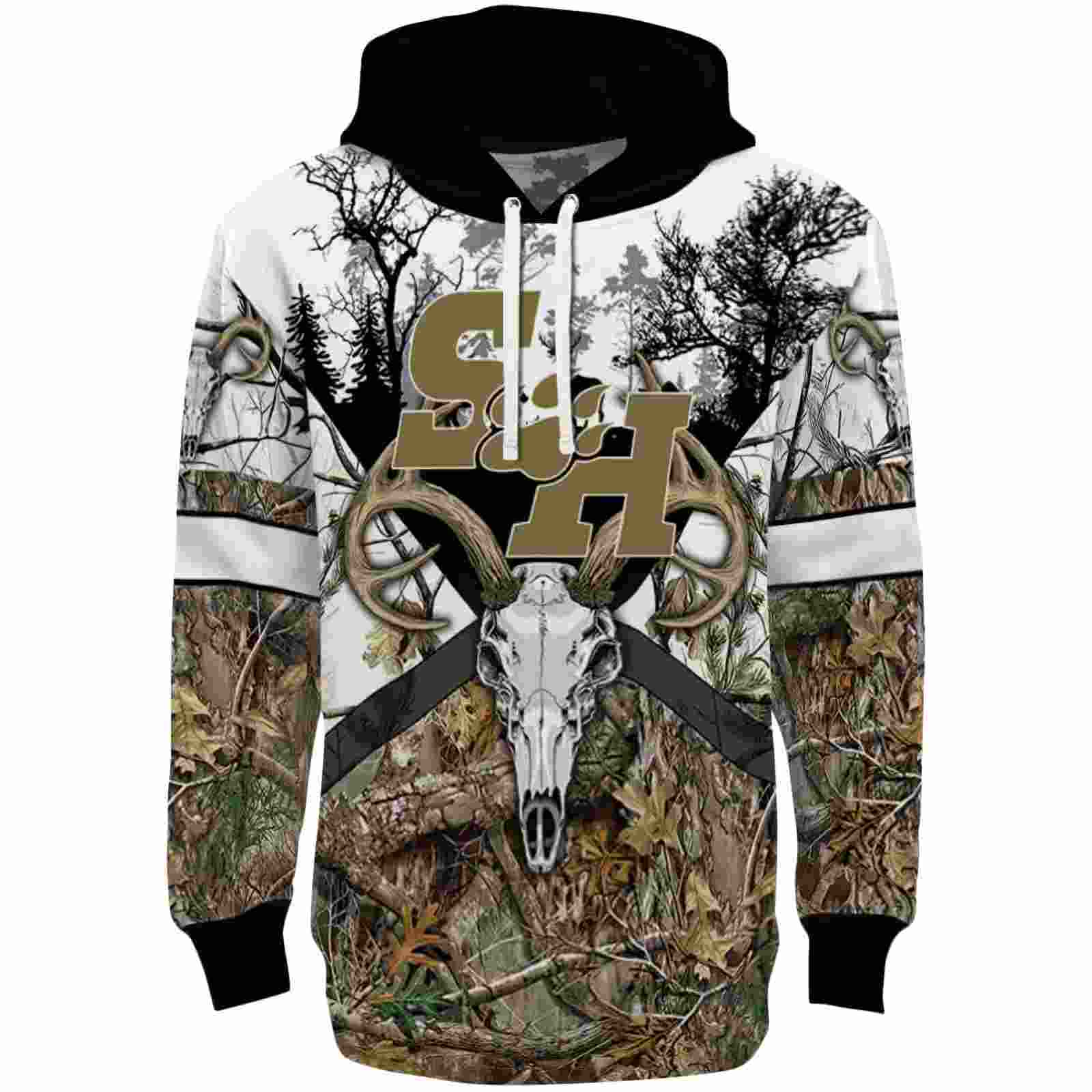 Customized Sam Houston Bearkats Forest Silhouette Hoodie