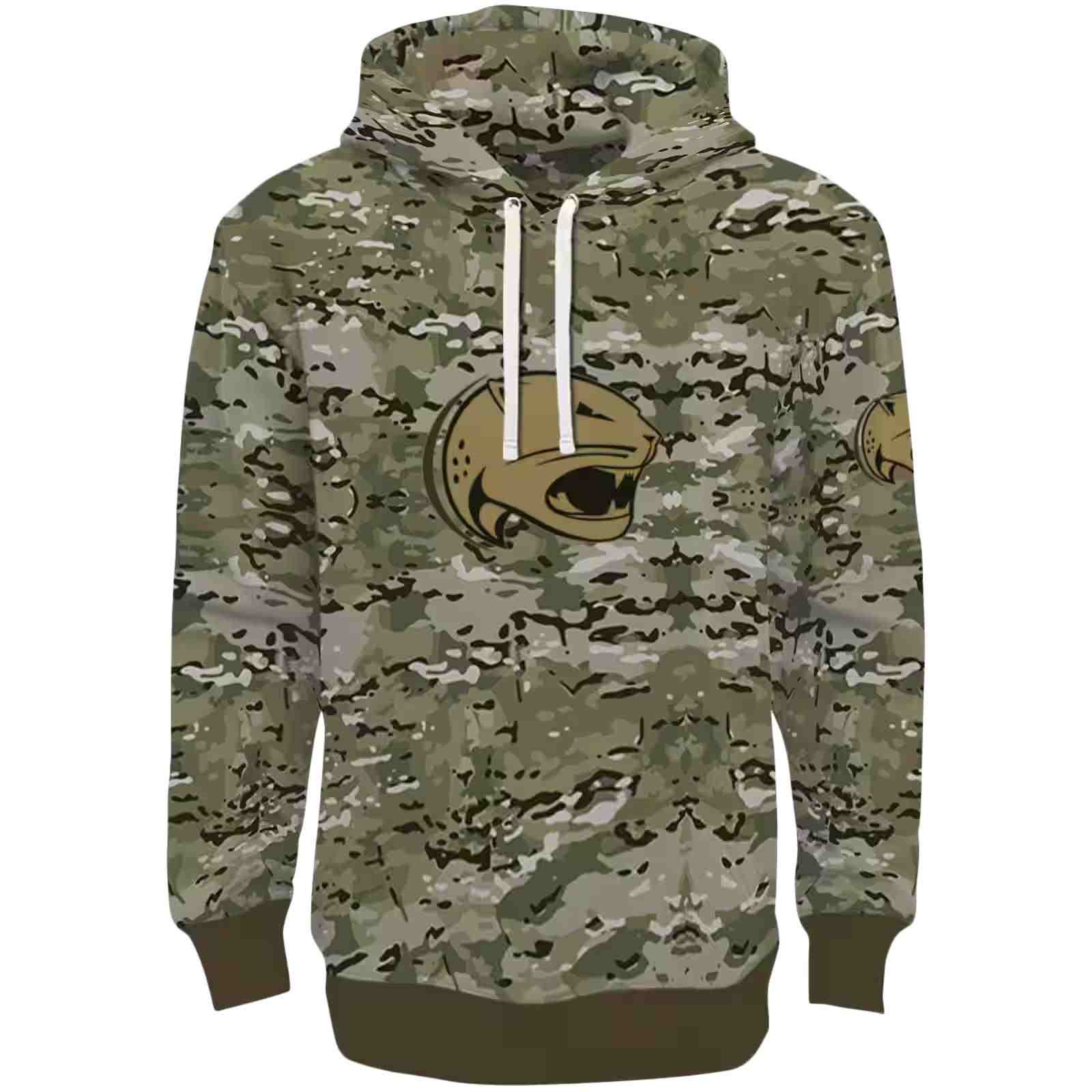 Customized South Alabama Jaguars Military Style Hoodie