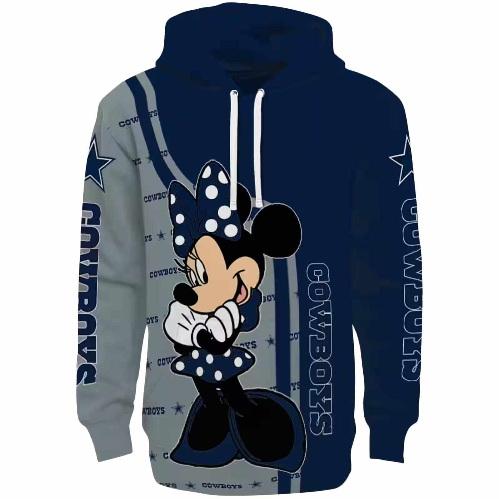 Dallas Cowboys Minnie Mouse Blue Hoodie