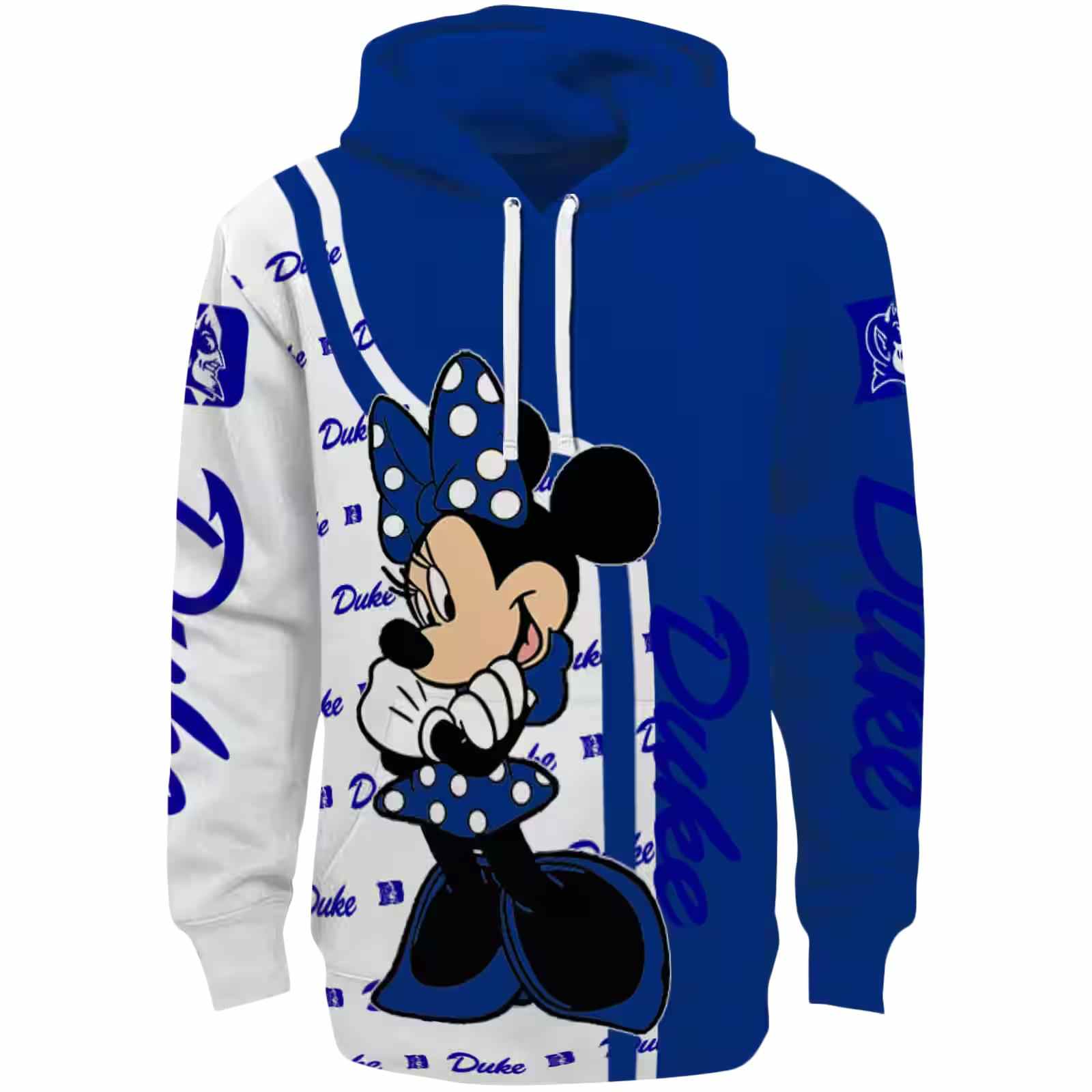 Duke Blue Devils Minnie Mouse Blue Hoodie