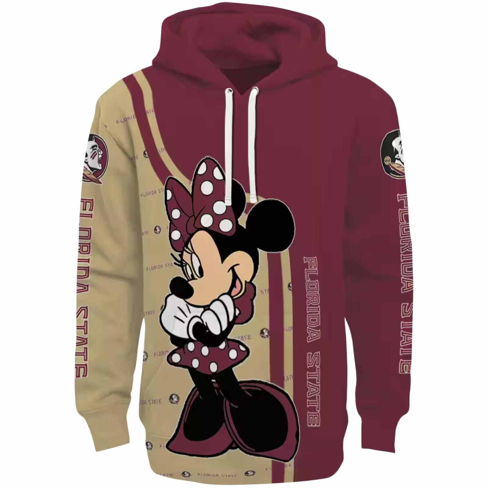 Florida State Seminoles Minnie Mouse Garnet Hoodie