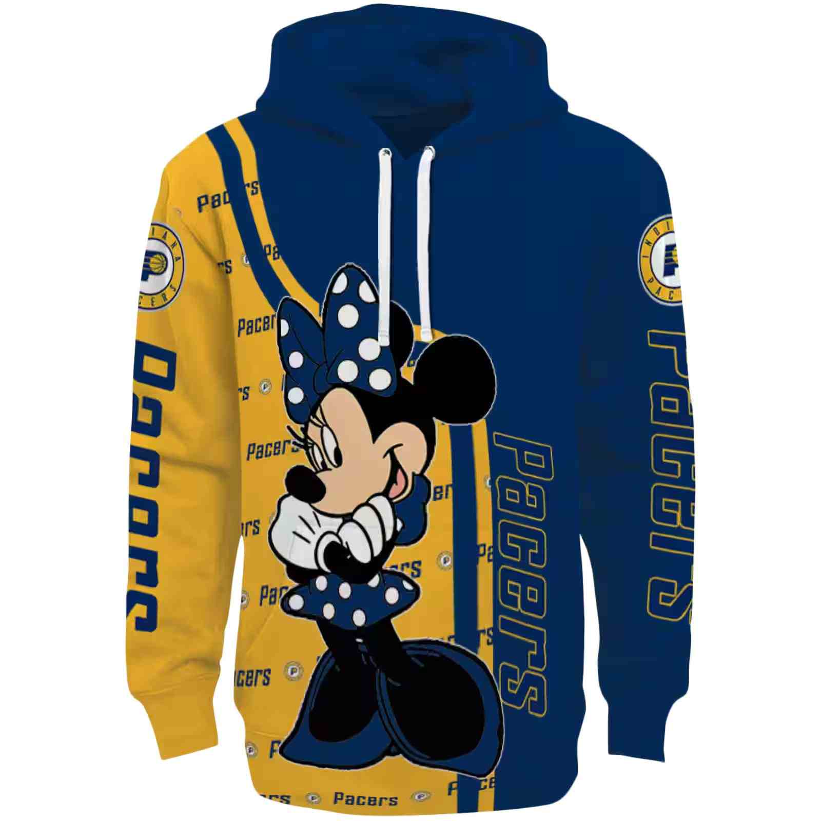 Indiana Pacers Minnie Mouse Blue Hoodie