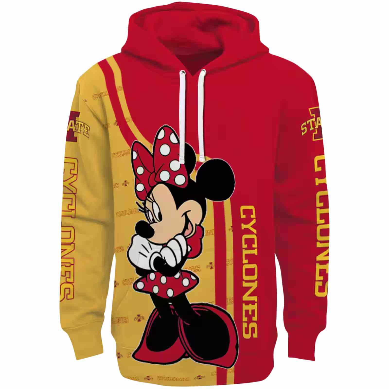 Iowa State Cyclones Minnie Mouse Red Hoodie