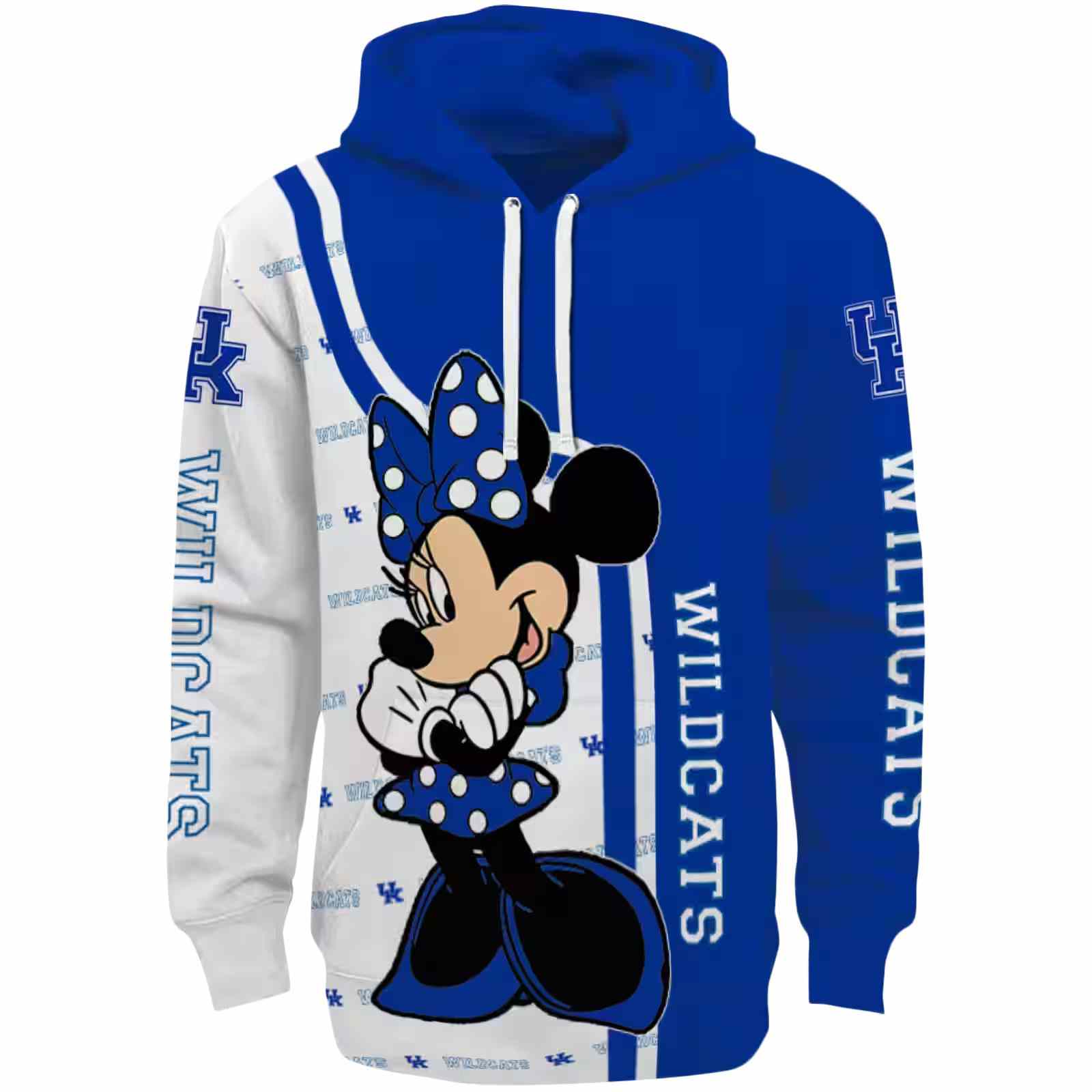 Kentucky Wildcats Minnie Mouse Blue Hoodie