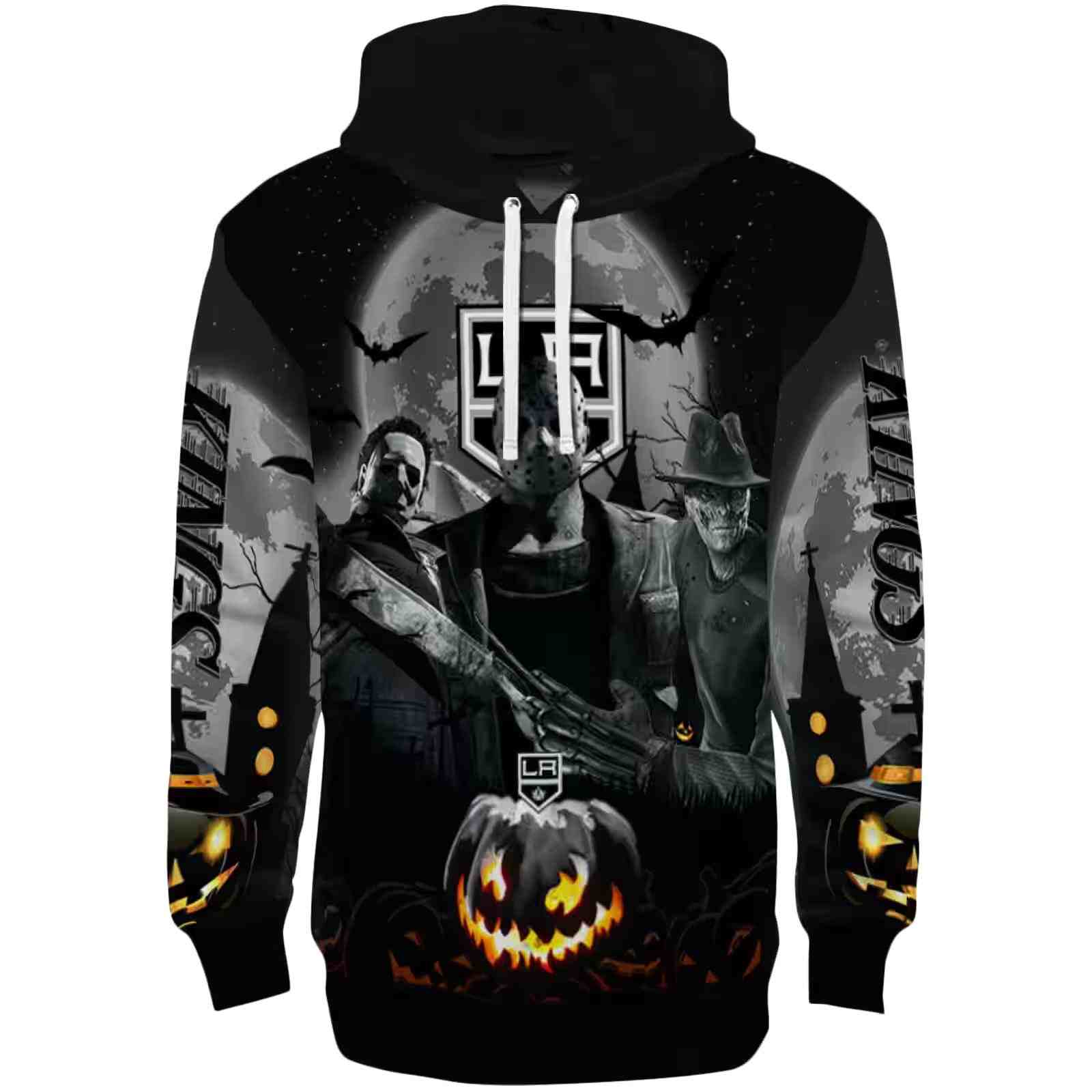 Los Angeles Kings Halloween Vibes Black Hoodie