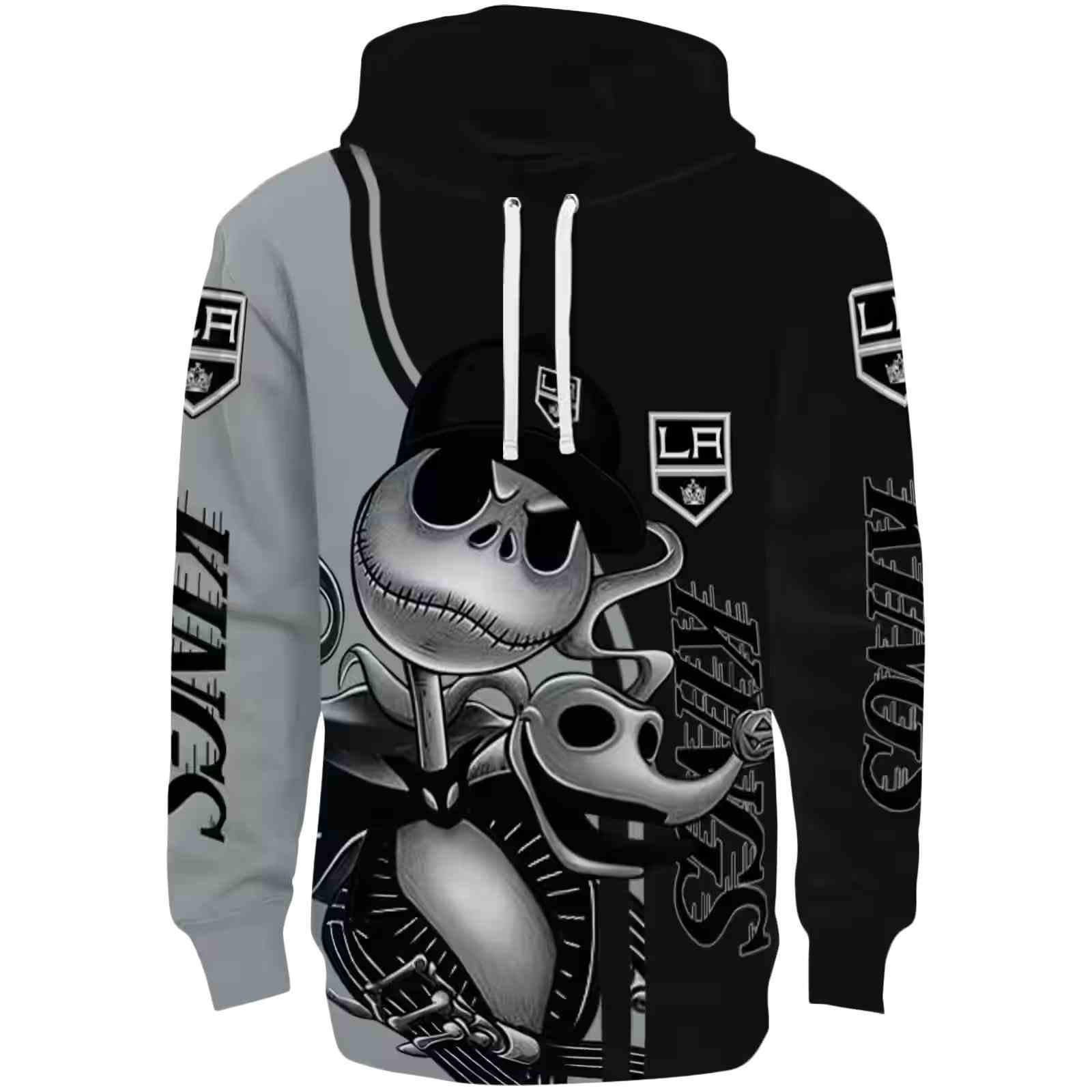 Los Angeles Kings Jack Skellington Black Hoodie