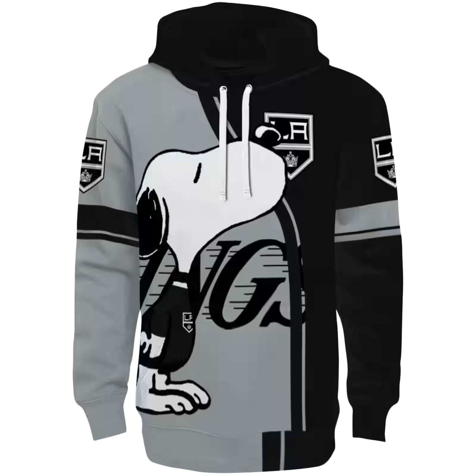 Los Angeles Kings Playful Snoopy Black Hoodie