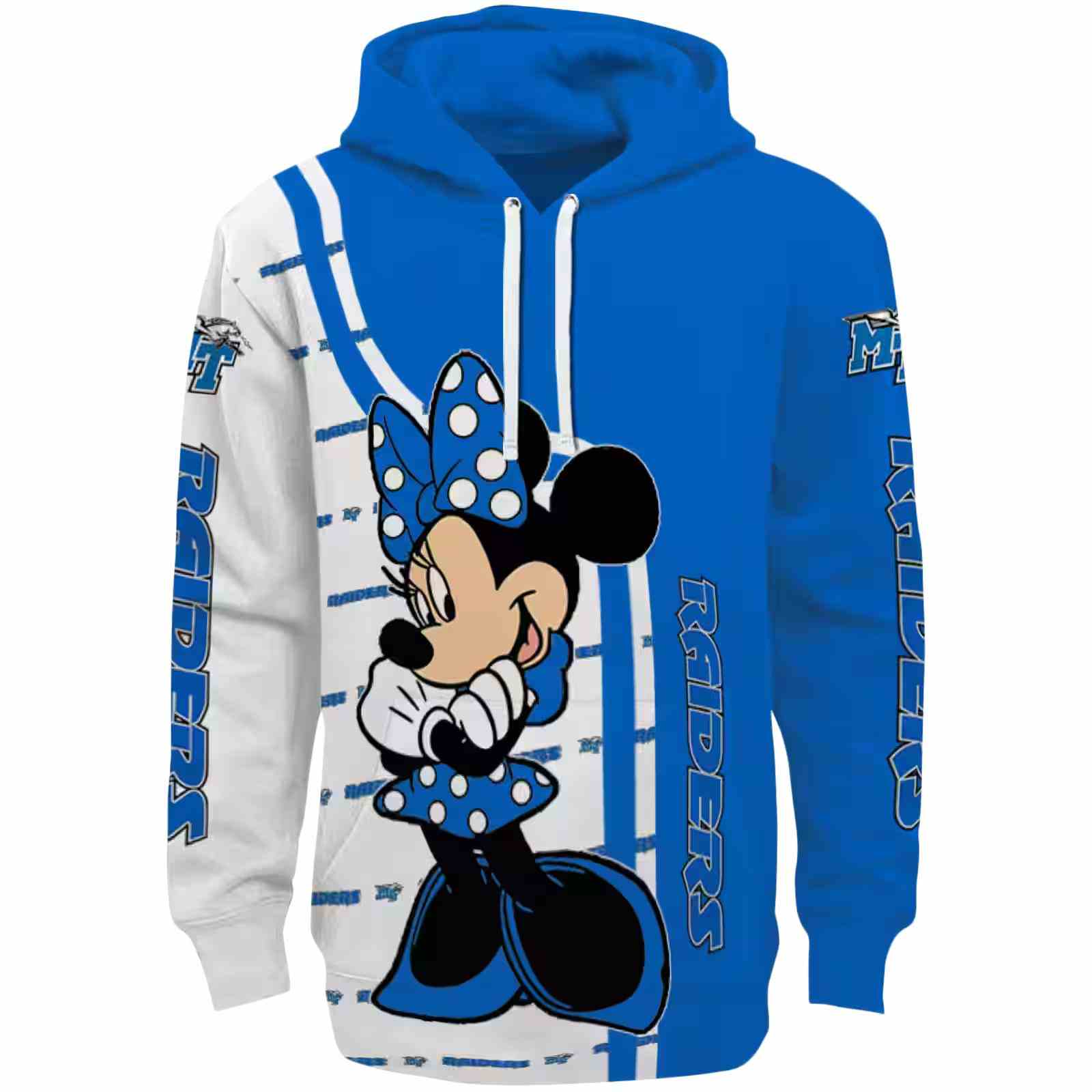 Middle Tennessee Blue Raiders Minnie Mouse Blue Hoodie