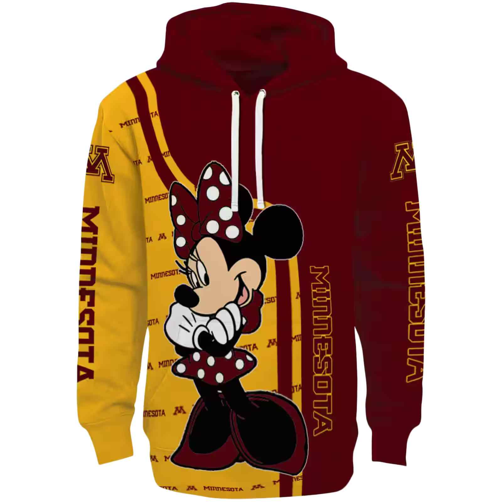 Minnesota Golden Gophers Minnie Mouse Maroon Hoodie