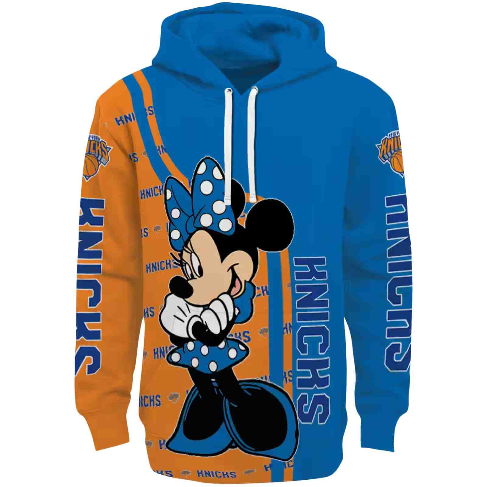 New York Knicks Minnie Mouse Blue Hoodie