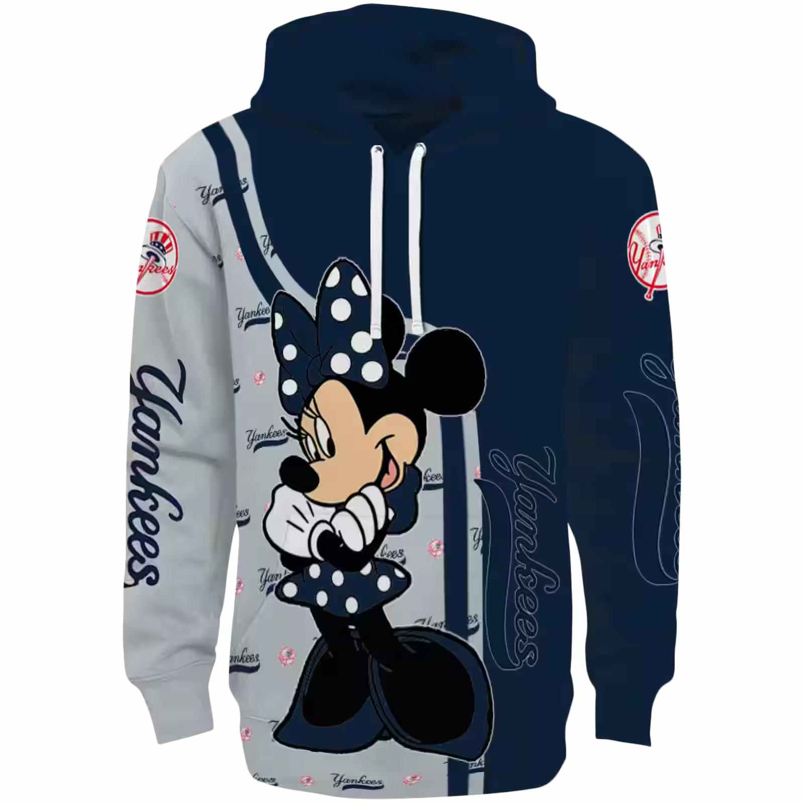 New York Yankees Minnie Mouse Navy Hoodie