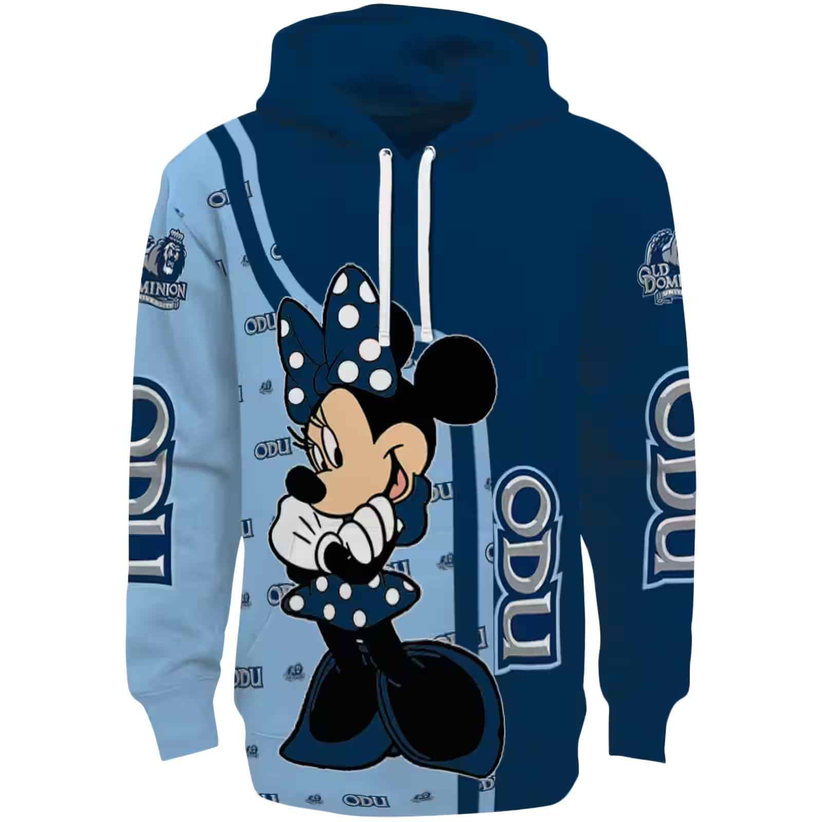 Old Dominion Monarchs Minnie Mouse Blue Hoodie