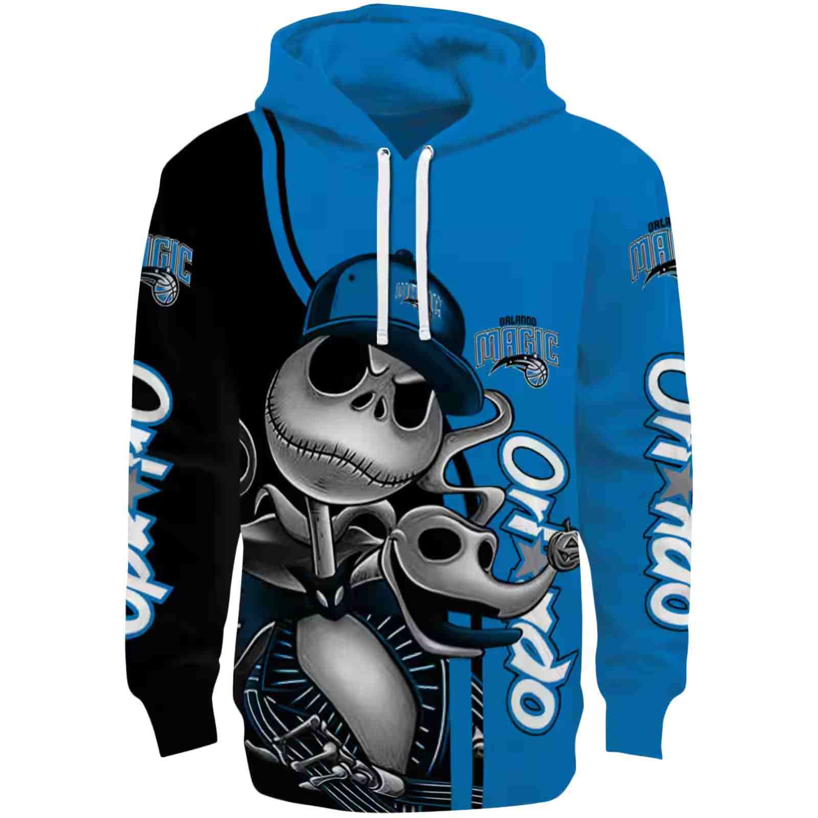 Orlando Magic Jack Skellington Blue Hoodie