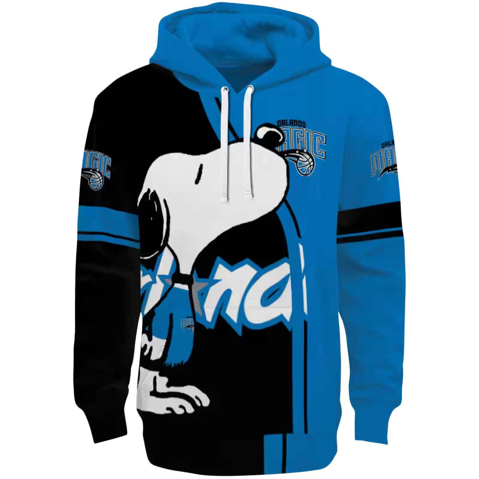 Orlando Magic Playful Snoopy Blue Hoodie